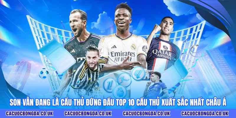 Son vẫn đang là cầu thủ đứng đầu top 10 cầu thủ xuất sắc nhất Châu Á